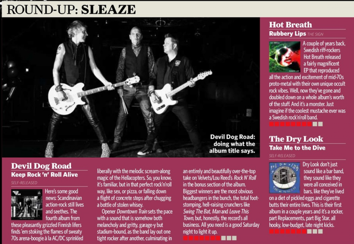 Classic Rock Magazine review by Sleazegrinder. May 2021